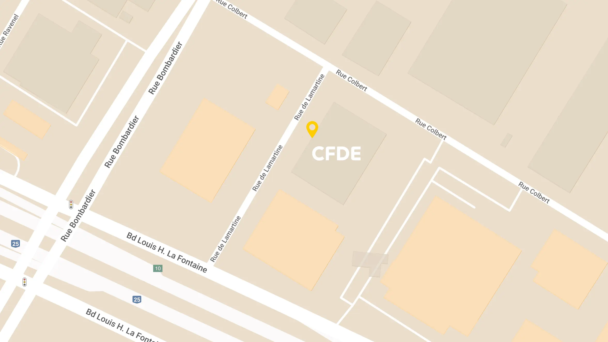 CFDE Crossfit de l'est Map