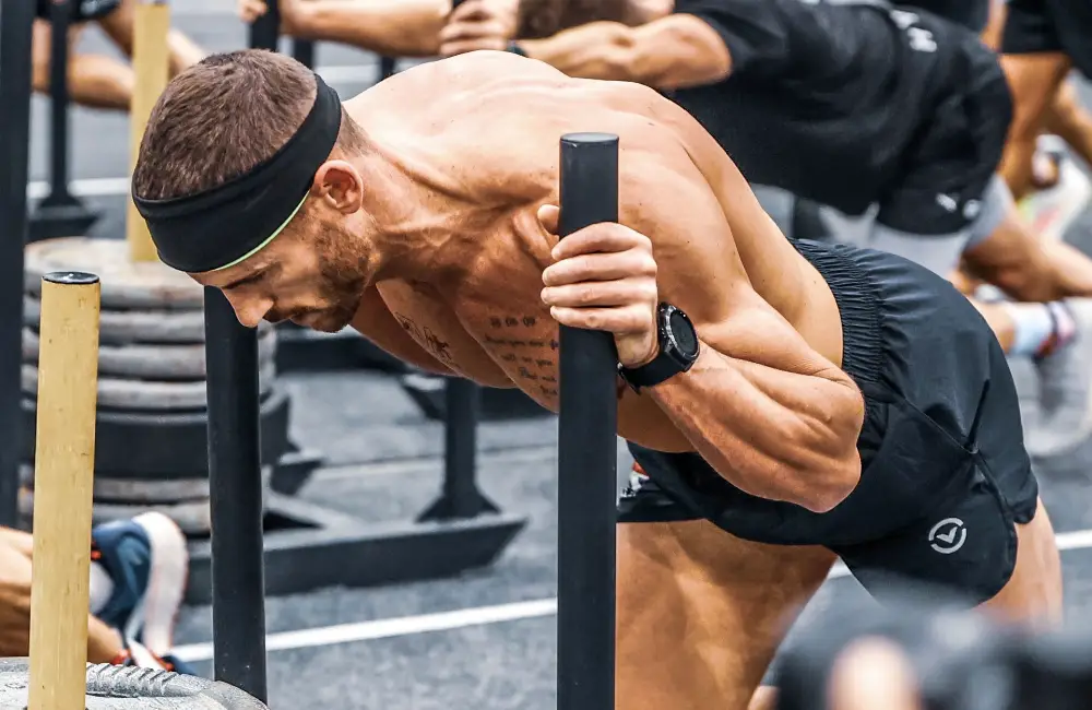 Crossfit de l'est hyrox Sled Push